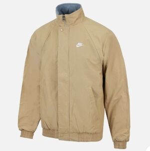 Nike Club Futura Fleece Lined Jacket NWT Tan/Cream FZ0657-297